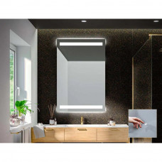 Зеркало с LED подсветкой 70 см по верхнему и нижнему краю AF012 